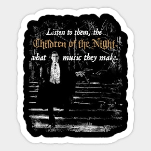 The Children of the Night Sticker